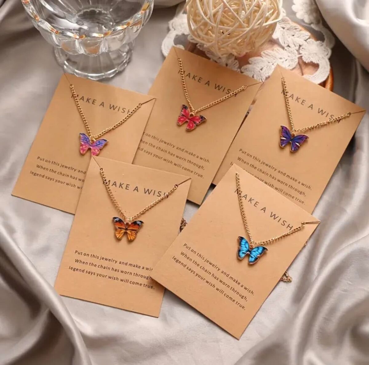 Collier papillon 🦋