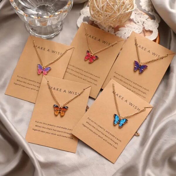 Collier papillon