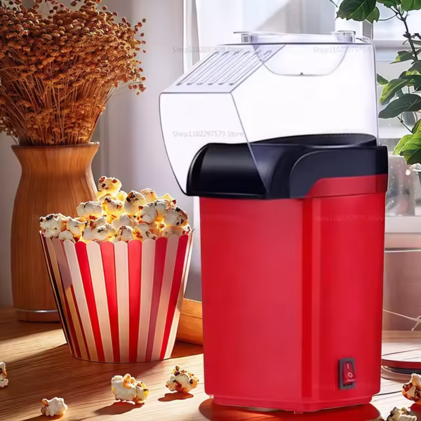 Mini machine à popper de maïs à air chaud, appareil domestique de haute qualité, en acier inoxydable, fonctionnement silencieux, automatique et commercial